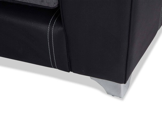Dark Grey Fabric 1.5L/2.5R Highback Corner Sofa - Kenya photo 3