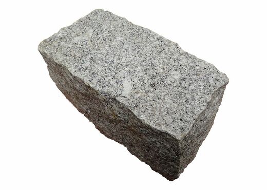 Building Materials | Silver Granite Hand-Cut Bush-Hammered Cobble 20x10cm