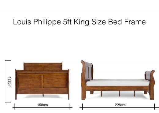 Louis philippe store king bed