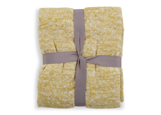 Space Dyed Boucle Throw -Ochre photo 4