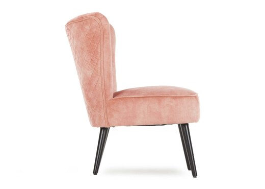 Pink Velvet Lounge Chair - Sakura photo 5