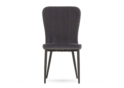 Dark Grey Velvet Dining Chair - Heuston photo 3