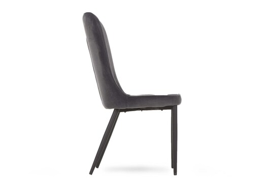 Dark Grey Velvet Dining Chair - Heuston photo 4