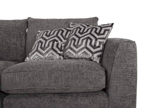 Interiors | Grey Fabric LAF Corner Sofa - Lucius