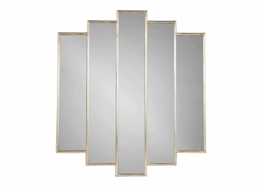 Gold 5 Panel Mirror - Dirk photo 1