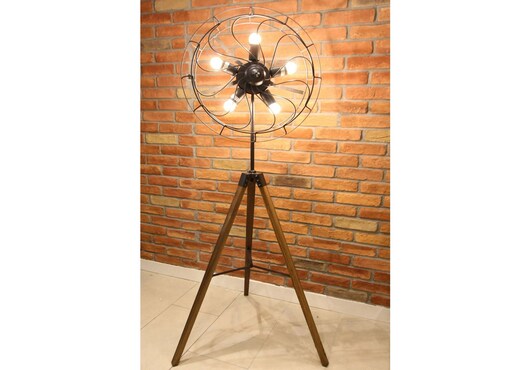 fan style floor lamp