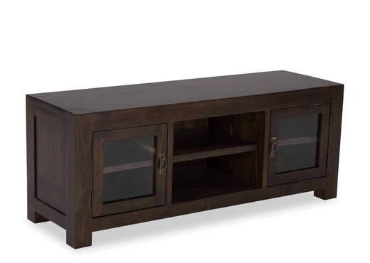 Interiors | Medium Dark Pine TV Unit - Montreal