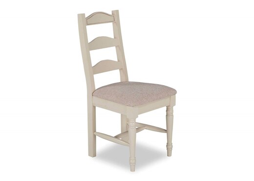 Cream Wood & Fabric Dining Chair ? Villa Roma photo 1