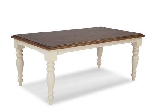 Cream and pine dining table new arrivals