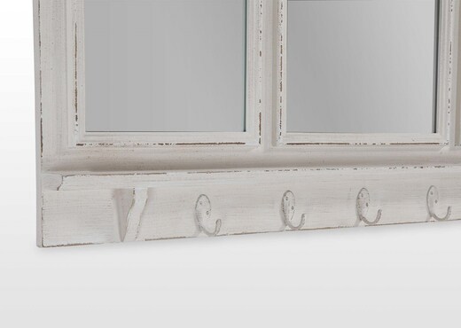 Distressed Cream 3-Panel Mirror - Bistro photo 2