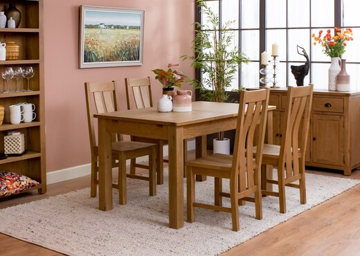 Interiors | Oak Extendable Dining Table - Canterbury