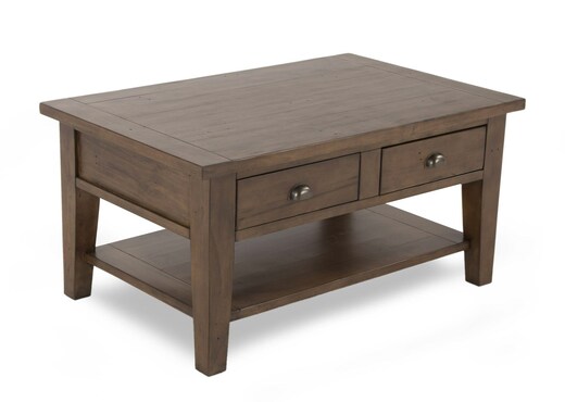 Interiors | 2 Drawer Dark Pine Coffee Table - Henley
