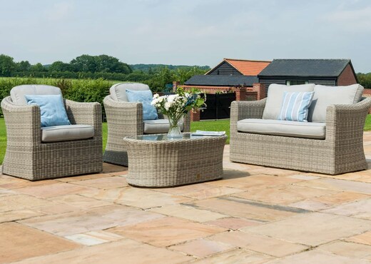 2 Seater Sofa & Armchair Garden Set - Oxford photo 2