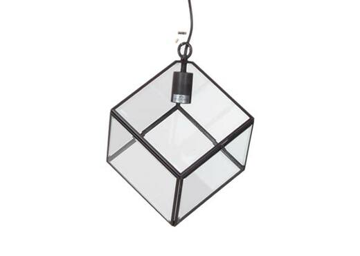 Small Metal & Glass Hanging Light - Xavi photo 3