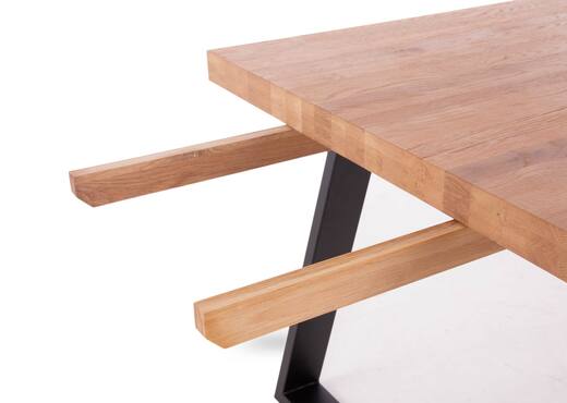 200cm Oak Dining Table (Extension Leaves Sold Separate) - Renvyle photo 3