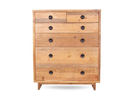 6 Drawer Reclaimed Pine Chest - San Francisco photo 1