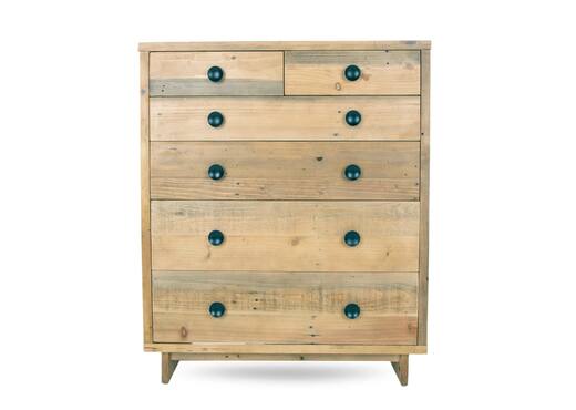 6 Drawer Reclaimed Pine Chest - San Francisco photo 4