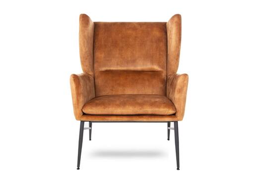 Interiors | Gold Fabric Armchair - Boston