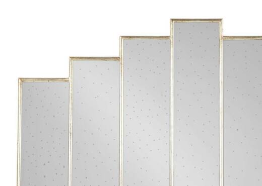 Large Gold Panel Wall Mirror - Emile (Plain Glass) photo 3
