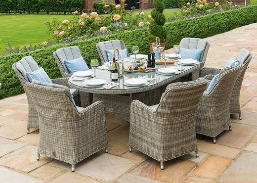 Oval Table Garden Dining Set - Oxford photo 4