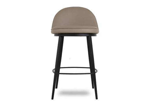 taupe leather counter stools