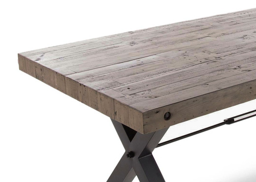 180cm Grey Reclaimed Pine Dining Table - Toronto photo 6