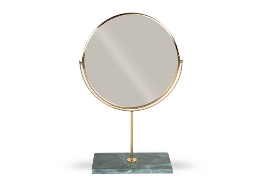 Marble deals table mirror