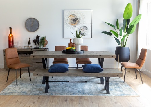 180cm Grey Reclaimed Pine Dining Table - Toronto photo 7