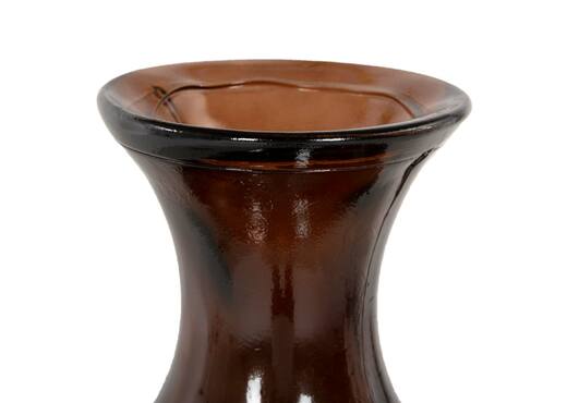 Interiors | Dark Brown Glass Vase - Rubra