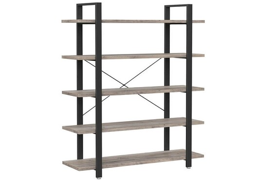 Rustic grey outlet bookcase
