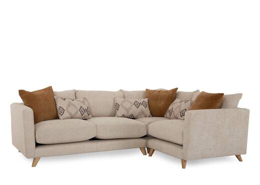 Cream high sales back sofa