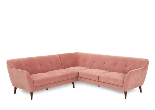 Breen leather corner top couch with daybed