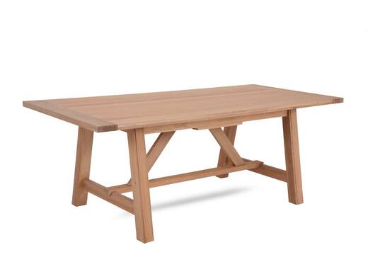 160cm Extendable Oak Dining Table - Albany photo 1